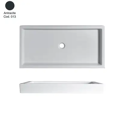 Nic-Design Умивальник підвісний Nic Design Canale 900 мм, antracite matt (001128013)