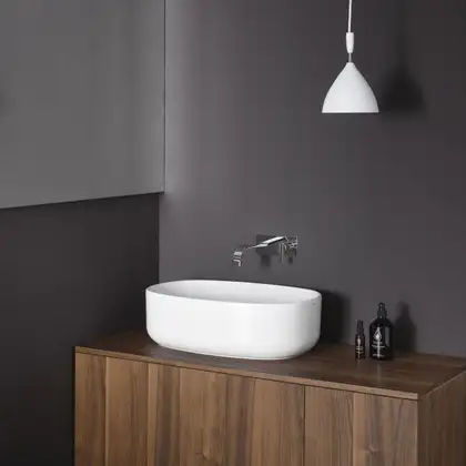 Nic-Design Умивальник на стільницю Nic Design Semplice 50х40х15 см, білий глянець (001375001)