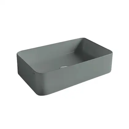 Nic-Design Умивальник на стільницю Nic Design Semplice 55х36х14 см, Cemento матовий (001481047)