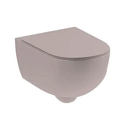 Nic-Design Кришка для унітазу Nic Design Pin Soft-Close, Cipria mat (005712060)