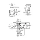 Унітаз підлоговий Roca Carmen Rimless 56х37 (A3440A9000)
