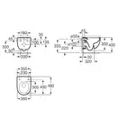 Roca Meridian Унітаз підвісний Rimless, білий (A34H242000)