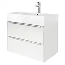 Тумба з умивальником Roca Inspira, 80, білий (A851076806)