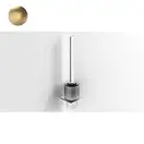 Щітка для унітазу Sonia S-Cube Brushed Gold 85х415х95 мм, золото матове (182114)