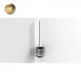 Щітка для унітазу Sonia S-Cube Brushed Gold 85х415х95 мм, золото матове (182114)