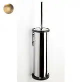 Щітка для унітазу Sonia Tecnoproject Brushed Gold 103х363х152 мм, золото матове (183524)