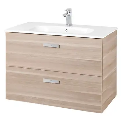 Тумба з умивальником Roca VICTORIA BASIC 80, береза (A855852422) Тумба з умивальником Roca VICTORIA BASIC 80, береза (A855852422)