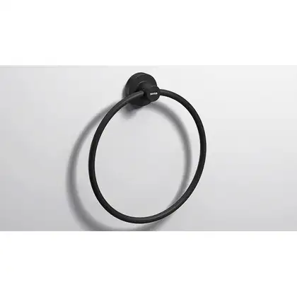 Рушникотримувач Sonia Tecnoproject Black 210х230х41 мм, чорний (166220) Рушникотримувач Sonia Tecnoproject Black 210х230х41 мм, чорний (166220)