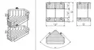 Поличка Sonia Contract-Hospitality 200x205x150 (060795)