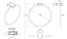 Полотенцедержатель Sonia S6 Black (168224)