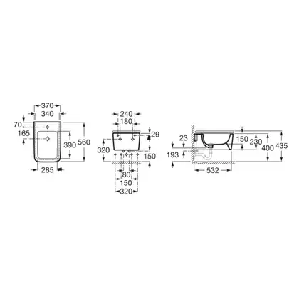 Кришка для біде Roca Inspira Square (A80653200B)