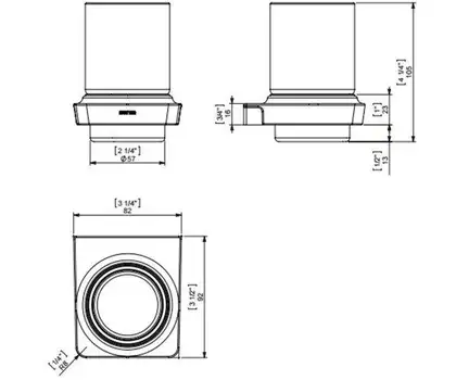 Стакан для щіток Sonia S6 (160990)