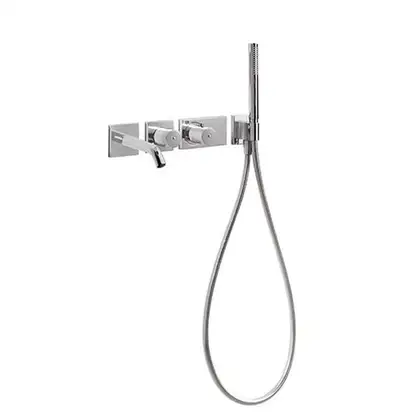 Змішувач для ванни Tres Shower Space з ручним душем і термостатом, хром (20735209)