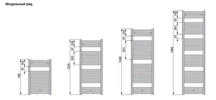 Полотенцесушитель електричний Zehnder Virando 1226х500 з теном MOA 600Вт, чорний Traffic Black (AB-120-050-9217 WEMOA06T905M)