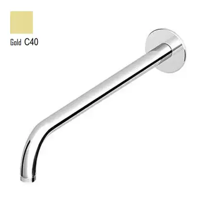 Тримач верхнього душу Zucchetti Pan настінний, Gold (Z93027.C40) Тримач верхнього душу Zucchetti Pan настінний, Gold (Z93027.C40)