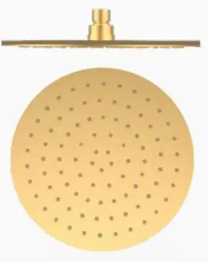Верхній душ GRB Hydro d250 мм, Brashed Gold (00080057)