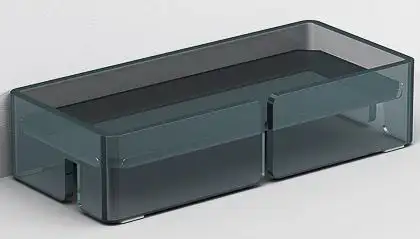 Мильниця Sonia Luce 200х74х90 мм, Black Sport (182527)