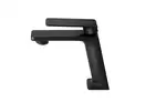 Смеситель для раковины (умывальника) Corsan TRINO BLACK MATT черный низкий (CMB7111BL)