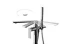Смеситель для ванны CORSAN TRINO CHROME напольный (CMB7159CH)