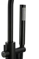 Змішувач для ванни Corsan LUGO BLACK MATT чорний підлоговий (CMM35BL)
