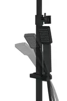 Душовий гарнітур Corsan ANGO BLACK MATT з термостатом (CMN019)