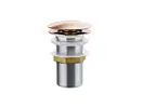Донний клапан для умивальника Corsan KLIK-KLAK ROSE GOLD без переливу рожеве золото (MUKK ROŻOWE ZŁOTO)