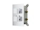 Душевая система с термостатом CORSAN ADOUR CHROMЕ + BOX скрытого монтажа (Z01TCH)