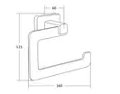 Держатель для туалетной бумаги MEXEN ASIS CHROME (MEX-7017633-00)