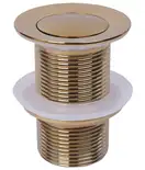 Донный клапан для раковины MEXEN KLIK-KLAK GOLD без перелива (MEX-79915-50)