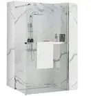 Полка REA EVO CHROM на душевую стенку (HOM-08945)