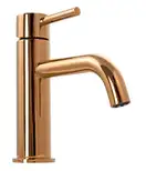 Смеситель для раковины (умывальника) REA LUNGO ROSE GOLD LOW розовое золото низкий (REA-B4500)