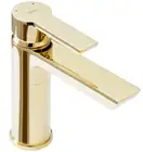 Смеситель для раковины (умывальника) REA  ARGUS GOLD золотой низкий (REA-B6212)