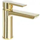Смеситель для раковины (умывальника) REA  ARGUS GOLD золотой низкий (REA-B6212)