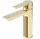 Смеситель для раковины (умывальника) REA  ARGUS GOLD золотой низкий (REA-B6212)