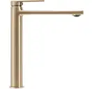 Смеситель для раковины (умывальника) REA VERSO BRUSHED GOLD высокий (REA-B6564)
