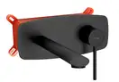 Смеситель для раковины (умывальника) REA OVAL BLACK + BOX черный скрытого монтажа (REA-B8860)