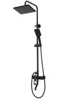 Душевой гарнитур REA SOUL BLACK  с изливом (REA-B9998)