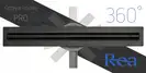 Трап для душа REA NEO SLIM PRO BLACK черный 50 см (REA-G6992)