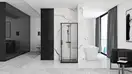 Душевая кабина REA PUNTO BLACK 80х80 (REA-K4800)