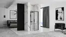Душевая дверь REA RAPID SLIDE 150 BLACK (REA-K6405)
