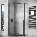 Душевая кабина REA DIAMOND BLACK MAT 80х80 (REA-K6900)