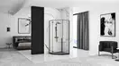 Душевая кабина REA DIAMOND BLACK MAT 80х80 (REA-K6900)