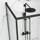 Душевая кабина REA SPACE IN BLACK 90х90 (REA-K8881)