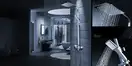 Душевой гарнитур REA NAVARO хром с изливом (REA-P0802)