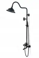 Душевой гарнитур REA RETRO OLD BLACK черный (REA-P2366)