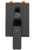 Душовий гарнітур прихованого монтажу REA ORIX BLACK + BOX чорний матовий (REA-P8465)