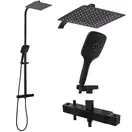 Rea JET BLACK MAT Душовий гарнітур, чорний матовий (REA-P9411)