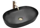 Умывальник (раковина) REA CLEO BLACK MAT накладной черный (REA-U0035)