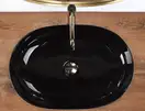 Rea Cleo Black Умивальник накладний, чорний (REA-U6757)