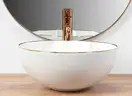 Rea Stella Rose Gold Edge Умивальник накладний (REA-U7444)